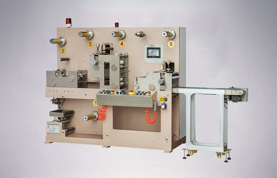 加磁巴布貼圓壓模切機